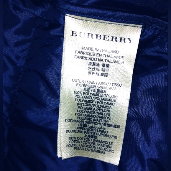 BURBERRY Men's M Down Filled Puffer Jacket - Picture 4 of 5